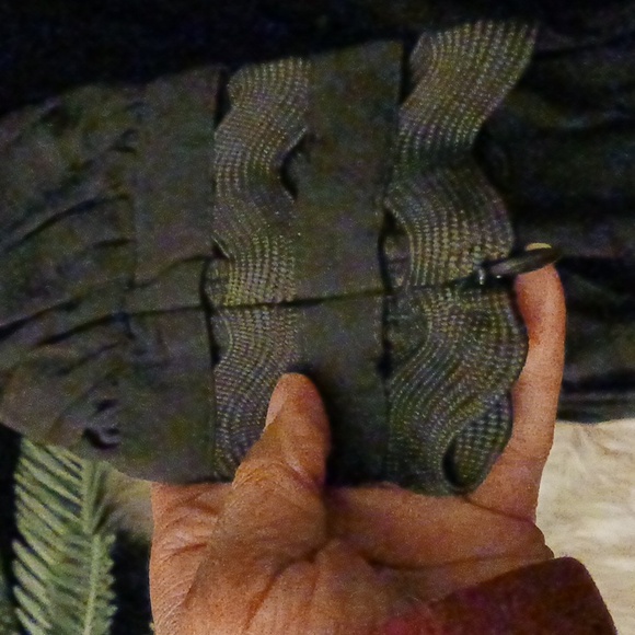 Black chiffon boho maxi dress - Picture 7 of 11